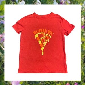 CAT & JACK Boy's T-Shirt with Pizza Graphic. Size 6/7